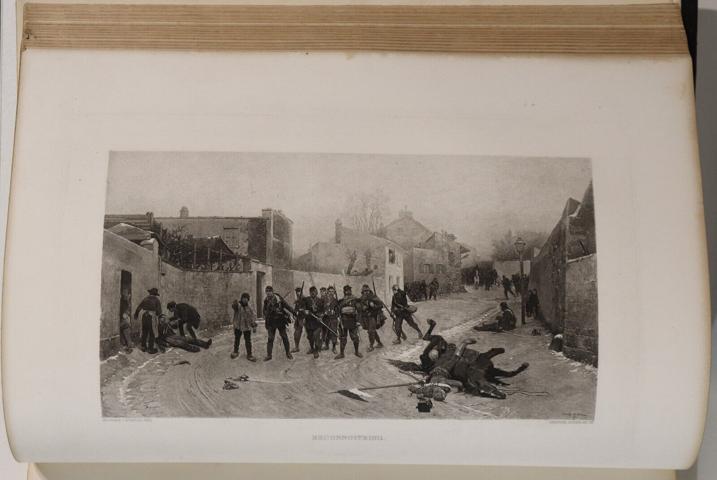 c1885 Gallery Of Contemporary Art by A Silvestre Antique Art Engravings Book