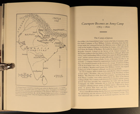 Traders & Nabobs: British In Cawnpore British Military History Book 1987 SIGNED