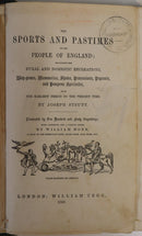 1868 The Sports & Pastimes Of The People Of England Antique British History Book-3