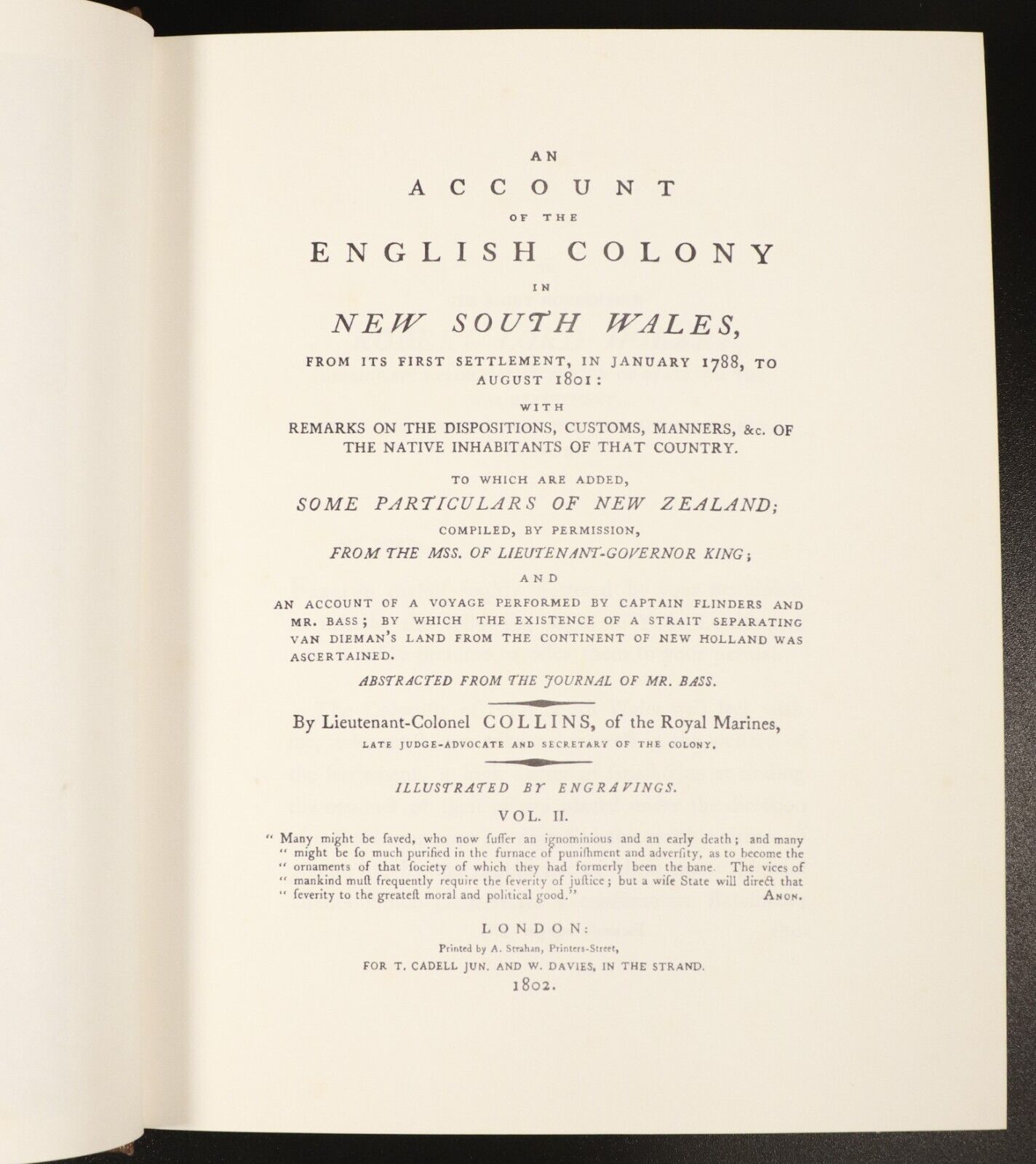 1971 2vol An Account Of The English Colony In NSW Australian History Book Set