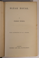 c1853 Bleak House by Charles Dickens Antiquarian British Fiction Book Early-4