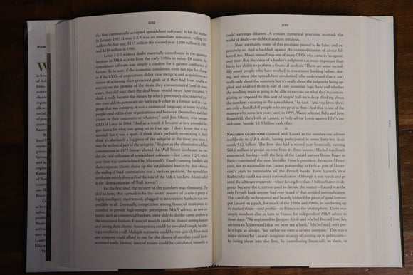 2007 The Last Tycoons by William D. Cohan  First Edition Financial Book