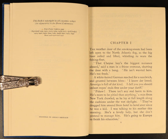 c1909 8vol Rudyard Kipling Library Antique Fiction Book Collection Bulk Lot