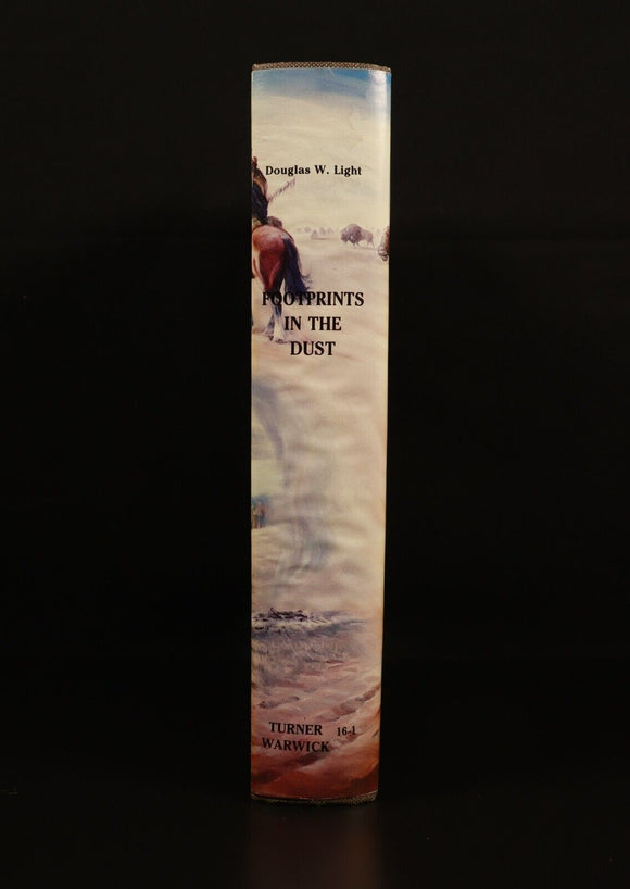1987 Footprints In The Dust Douglas W. Light Military History Book 1st Ed SIGNED