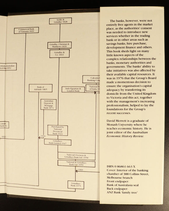 1985 ANZ Bank by David Merrett Australian Banking & Financial History Book 1st