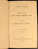 1834 Life Of Sir John Moore Antiquarian British Military History Book Vol 2.-5