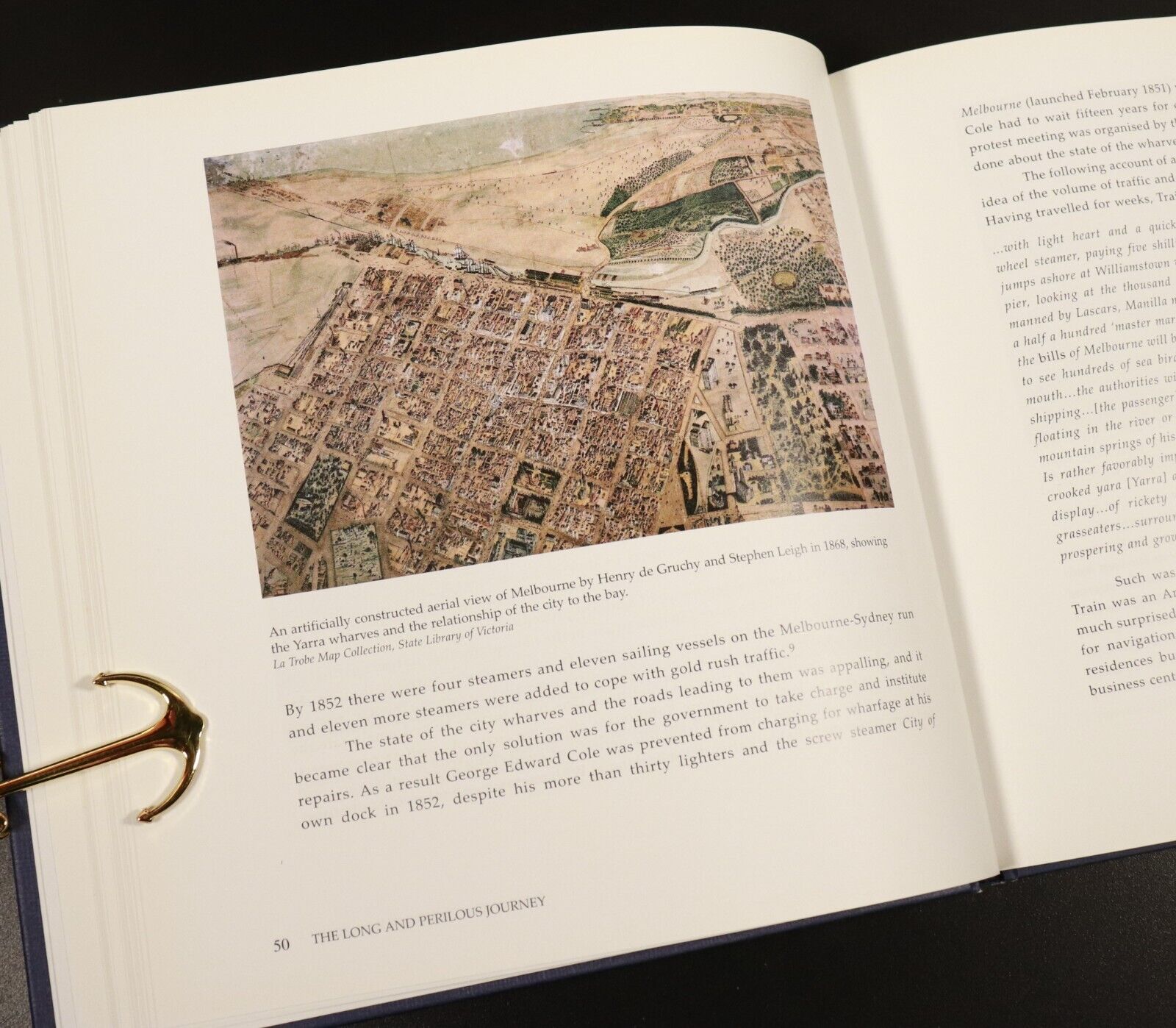 2002 Long & Perilous Journey - A History Of The Port Of Melbourne Australia Book