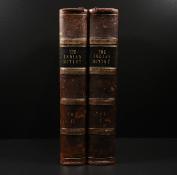 c1858 2vol History Of The Indian Mutiny Antiquarian Military History Book Set - 0