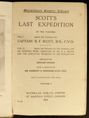 1913 Scott's Last Expedition 1st Colonial Ed. Antarctic Exploration Book Vol 1-6
