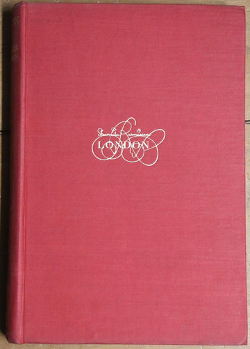 1948 London: The Unique City by Steen Eiler Rasmussen Antique History Book - 0