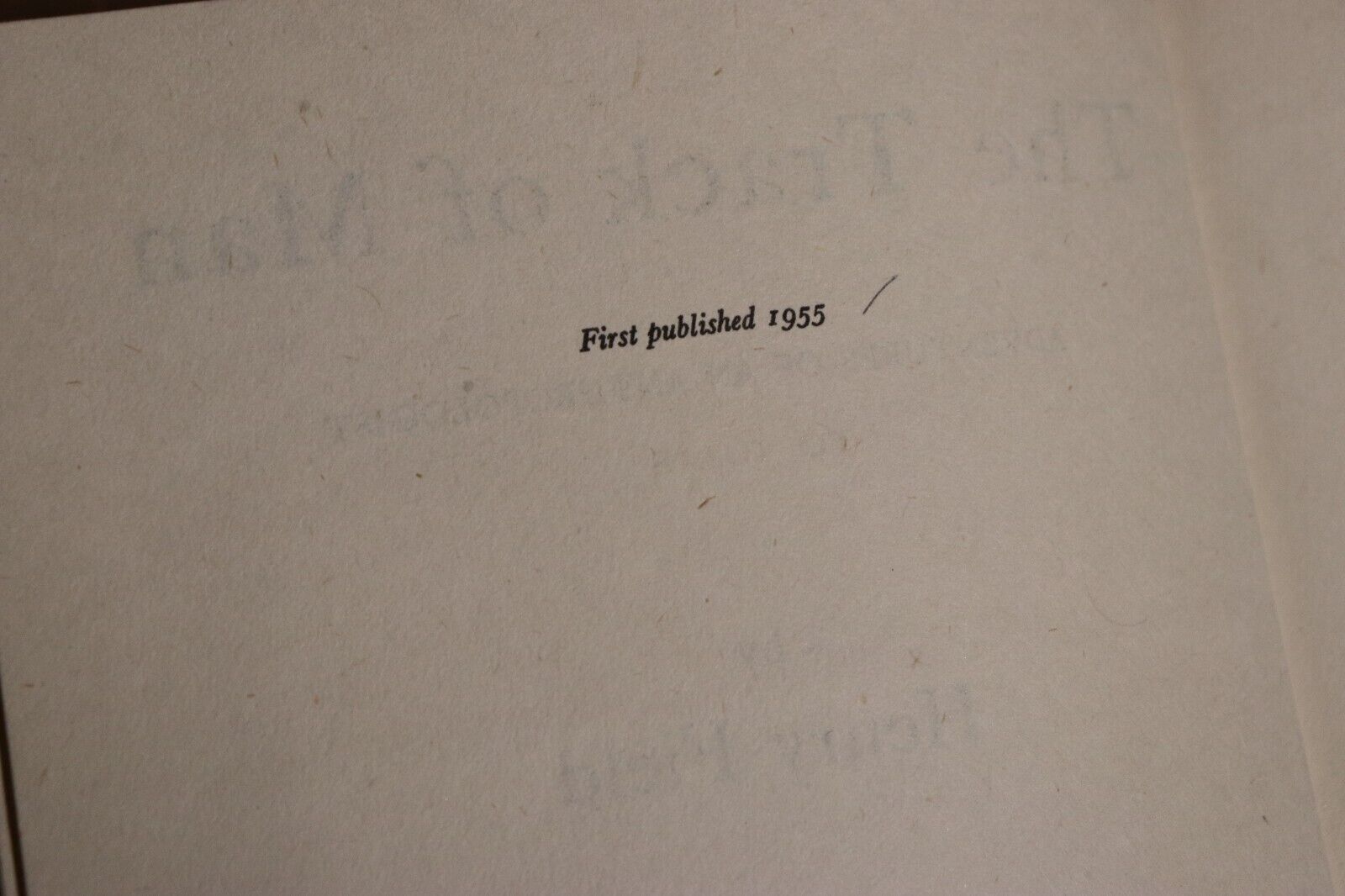 1955 The Track of Man Henry Field Adventures of an Anthropologist Reference Book