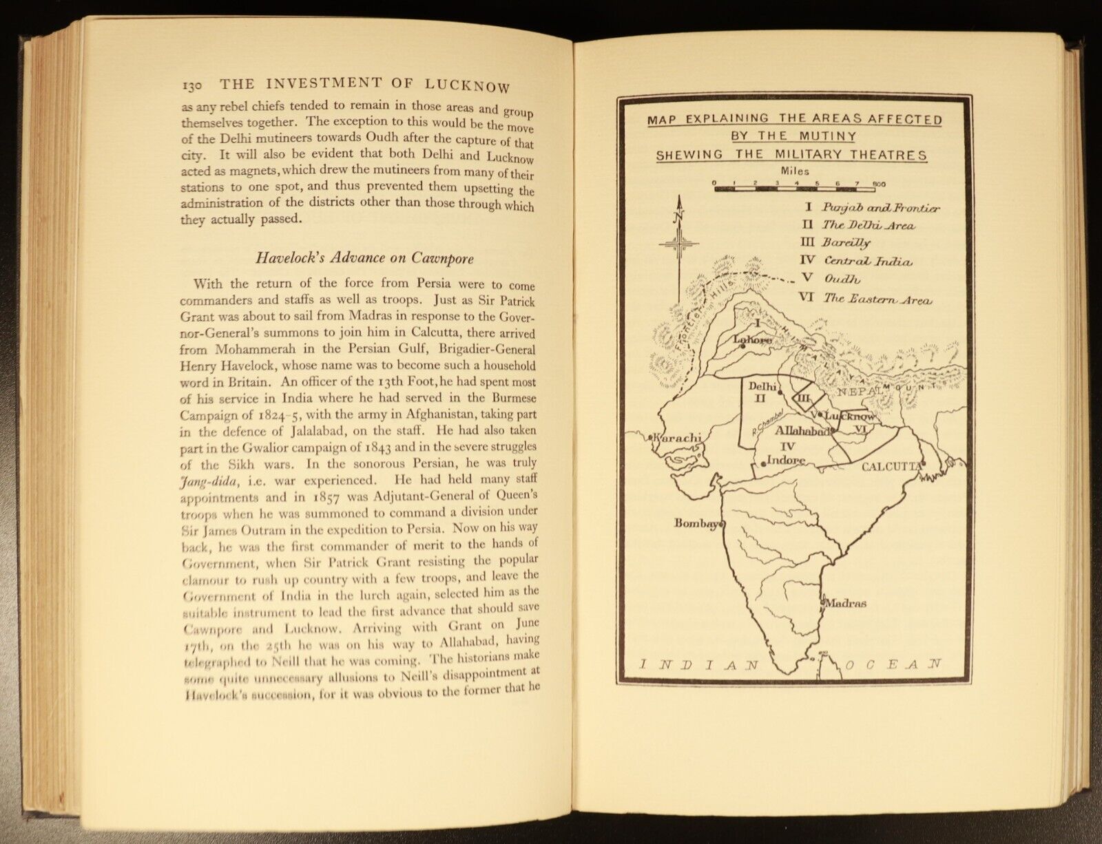 1931 The Indian Mutiny In Perspective by G. MacMunn Military History Book 1st Ed