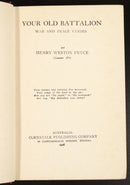 1926 Your Old Battalion by Henry Pryce Signed ANZAC Poetry Book 1st Edition-5