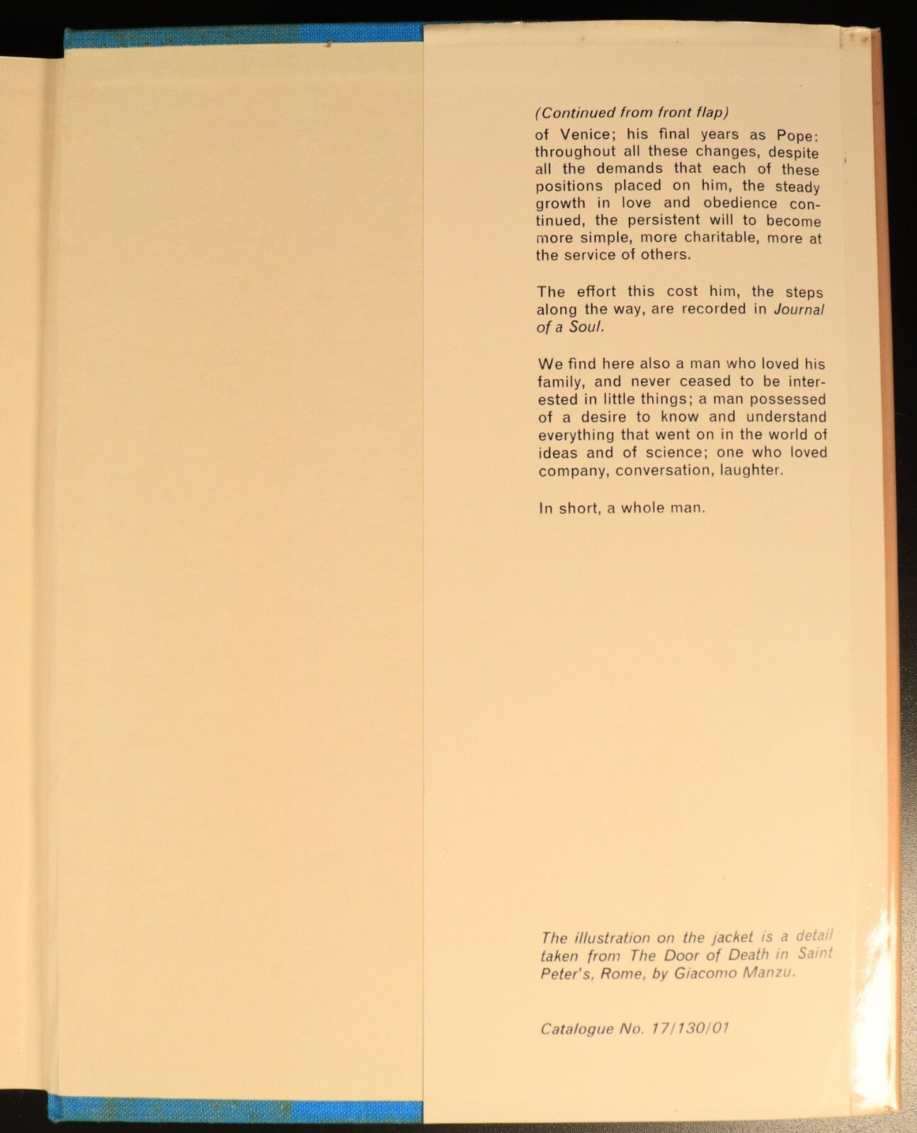 Pope John XXIII Journal Of A Soul 1965 Antique Religious Book D. White Translate