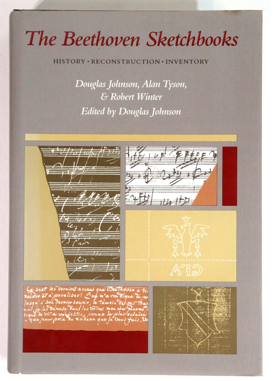 1985 The Beethoven Sketchbooks by Douglas Johnson Music History Reference Book