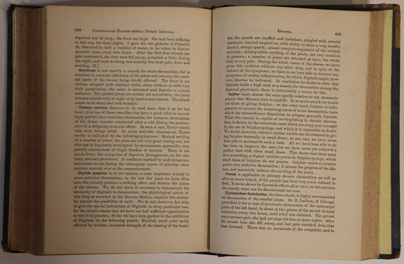 The Science Of Therapeutics by Bernhard Baehr - 1870 - Antique Medical Book