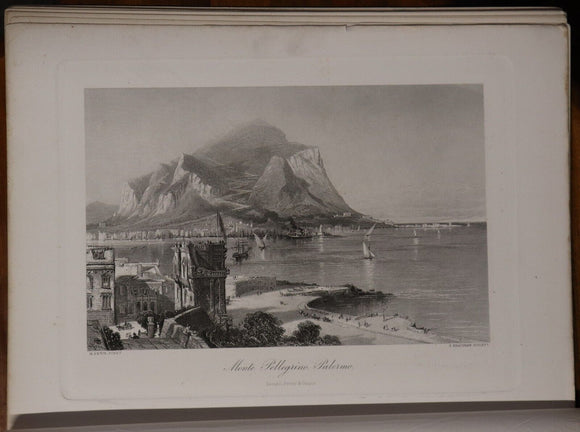 c1875 Picturesque Europe - Division 16 Rare Antiquarian Engravings Plates Book