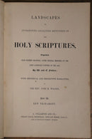 1852 Landscape Illustrations Of The Bible Antiquarian Book Syria Egypt J. Wilson-2