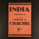 1931 India: Speeches & Introduction by Winston Churchill Antique History Book-1