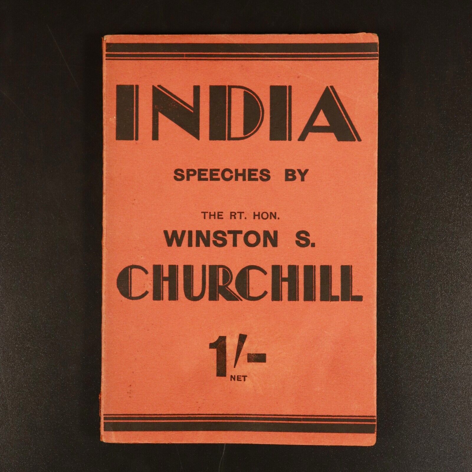 1931 India: Speeches & Introduction by Winston Churchill Antique History Book