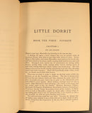 1912 Little Dorrit by Charles Dickens Antique Fiction Book Gresham V12-8