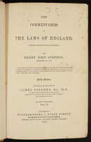 1863 4vol Commentaries On The Laws Of England Antiquarian British Legal Book Set-3