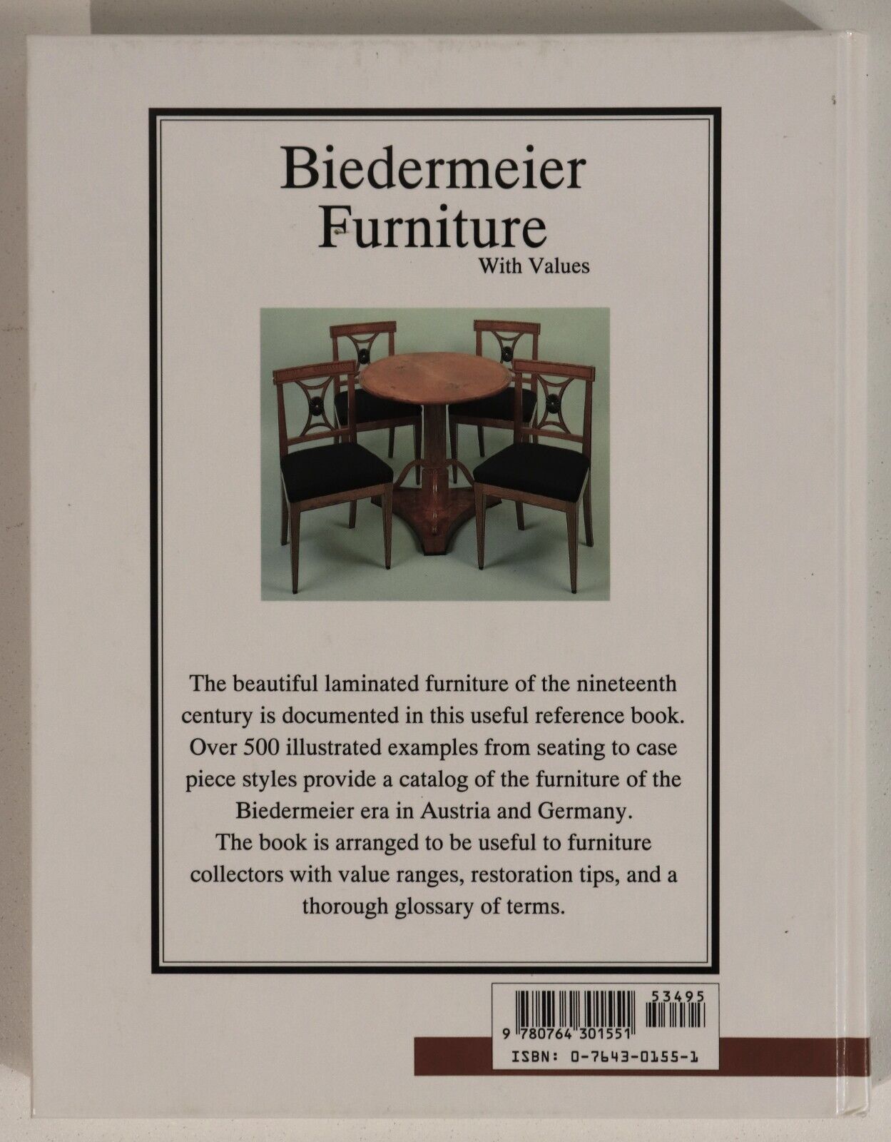 1996 Biedermeier Furniture Antique Furniture Reference & European History Book