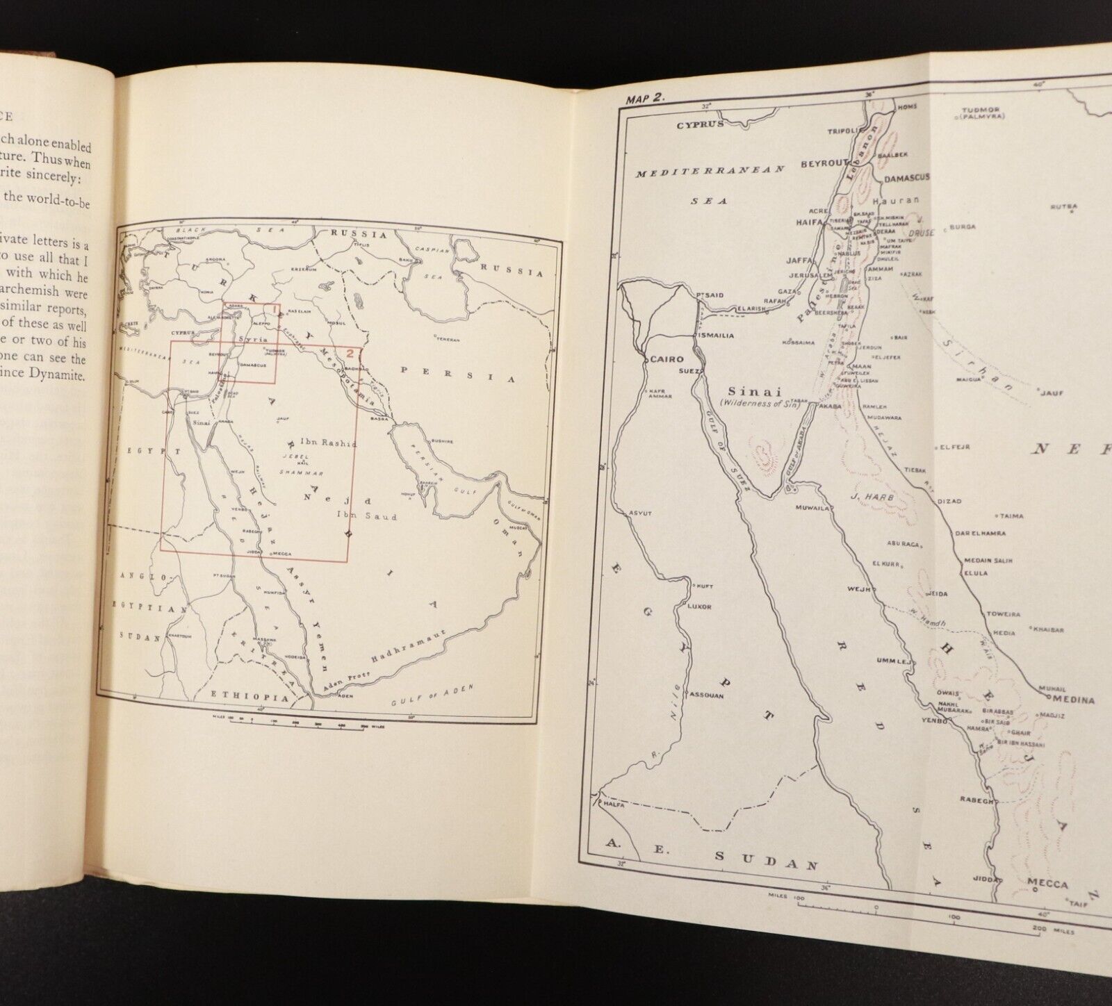 1938 The Letters Of T.E. Lawrence by David Garnett Antique Military History Book