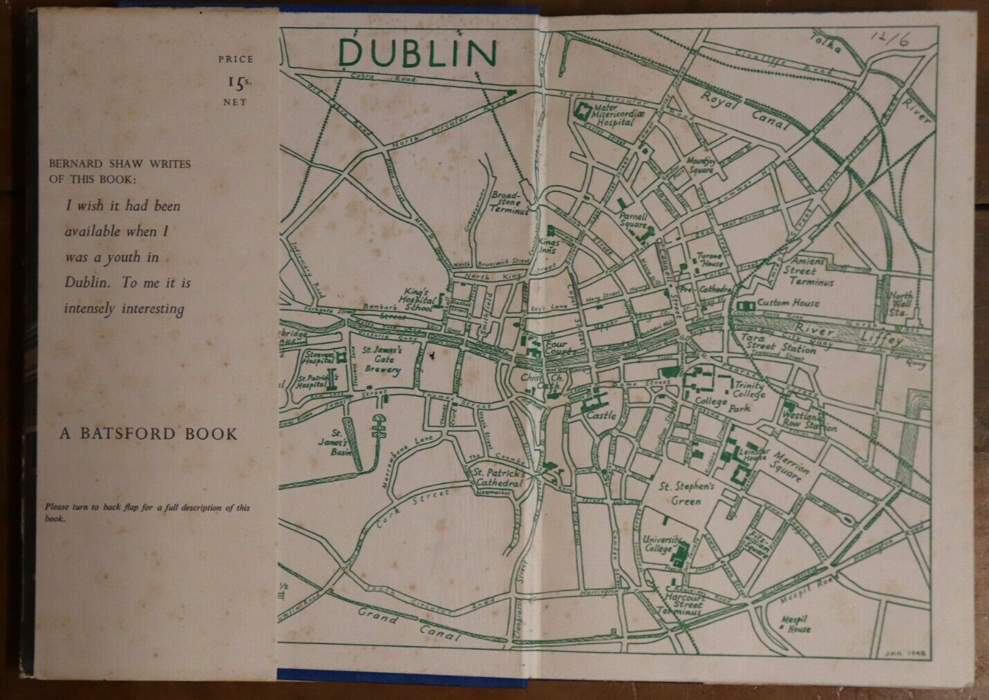 1949 Dublin: John Harvey Antique British Irish History Book 1st Edition