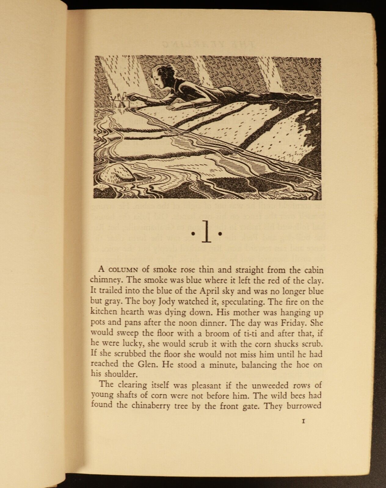 1938 The Yearling by Marjorie Kinnan Rawlings Antique American Fiction Book