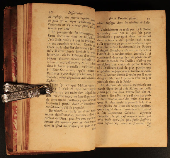 1730 Le Paradis Perdu Poeme Heroique De Milton Antiquarian Book Paradise Lost