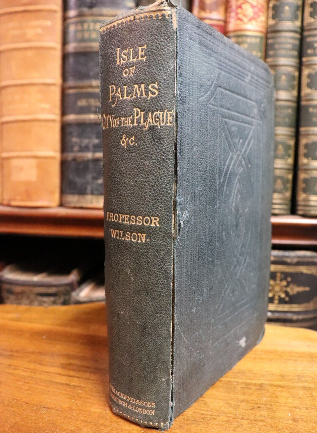 1868 The Poetical Works Of Professor Wilson Antique British Poetry Book