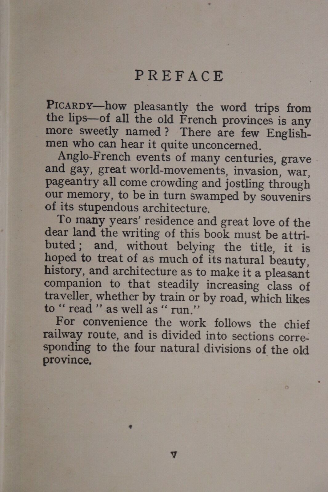 1919 Peeps Into Picardy by WD Craufurd Antique French Travel History Book