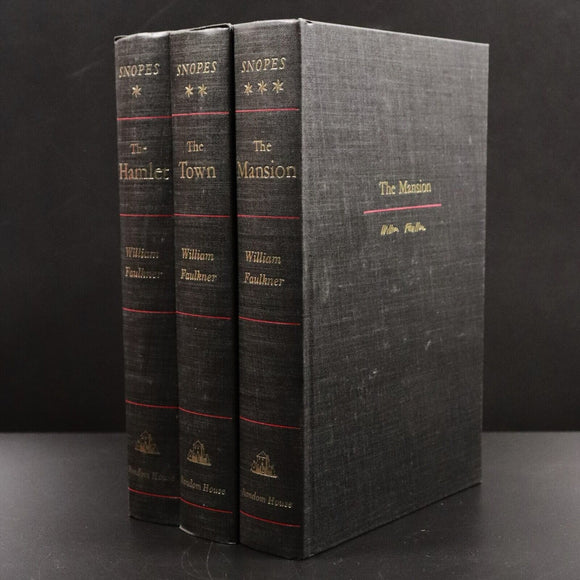 1964 3vol Snopes A Trilogy by W. Faulkner American Fiction Book Set The Hamlet