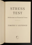 2014 Stress Test: Financial Crises by Timothy Geithner Financial History Book-3