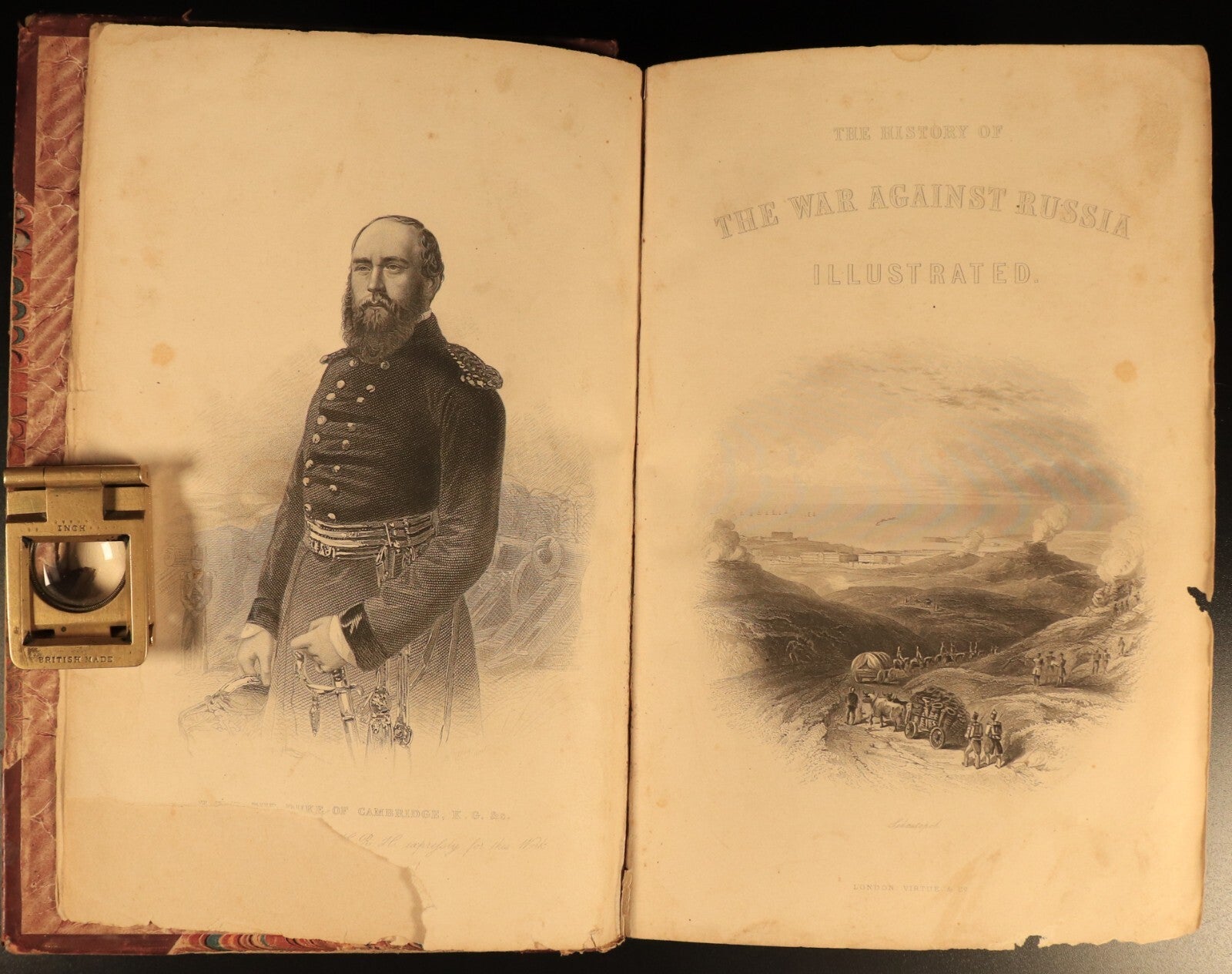 c1857 The Illustrated War Against Russia EH Nolan Antique History Books 2vol Set