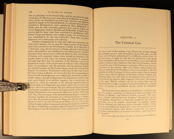 To Guard My People History Of Indian Police by P. Griffiths 1971 History Book