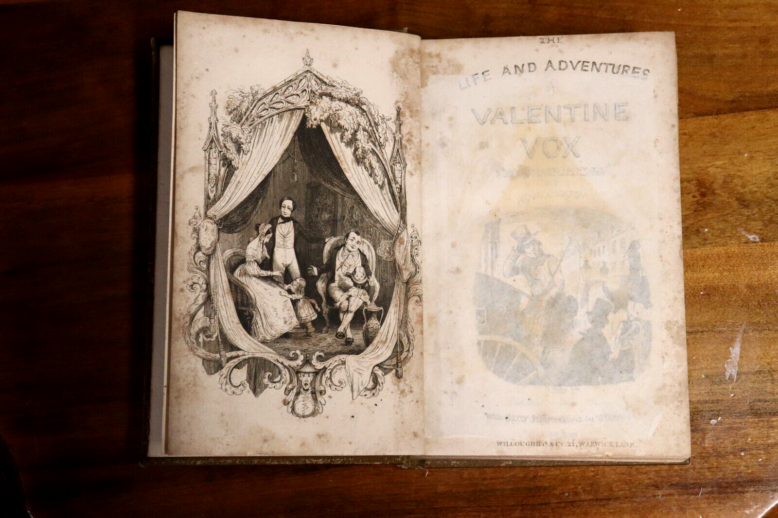 c1885 Valentine Vox: The Ventriloquist by H. Cockton Antique Fiction Book