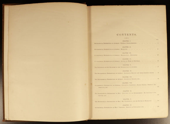 1889 Our Earth & Its Story by Robert Brown Antique Natural History Book w/Maps
