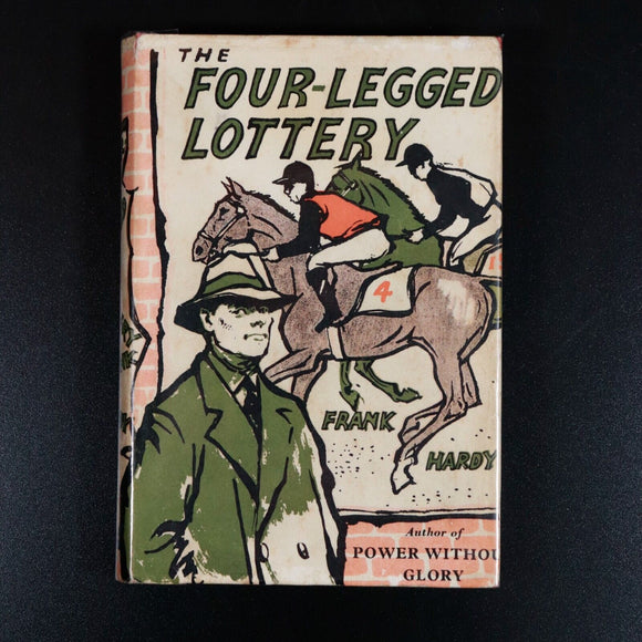 1958 The Four-Legged Lottery by Frank Hardy Australian Fiction Book w/DJ