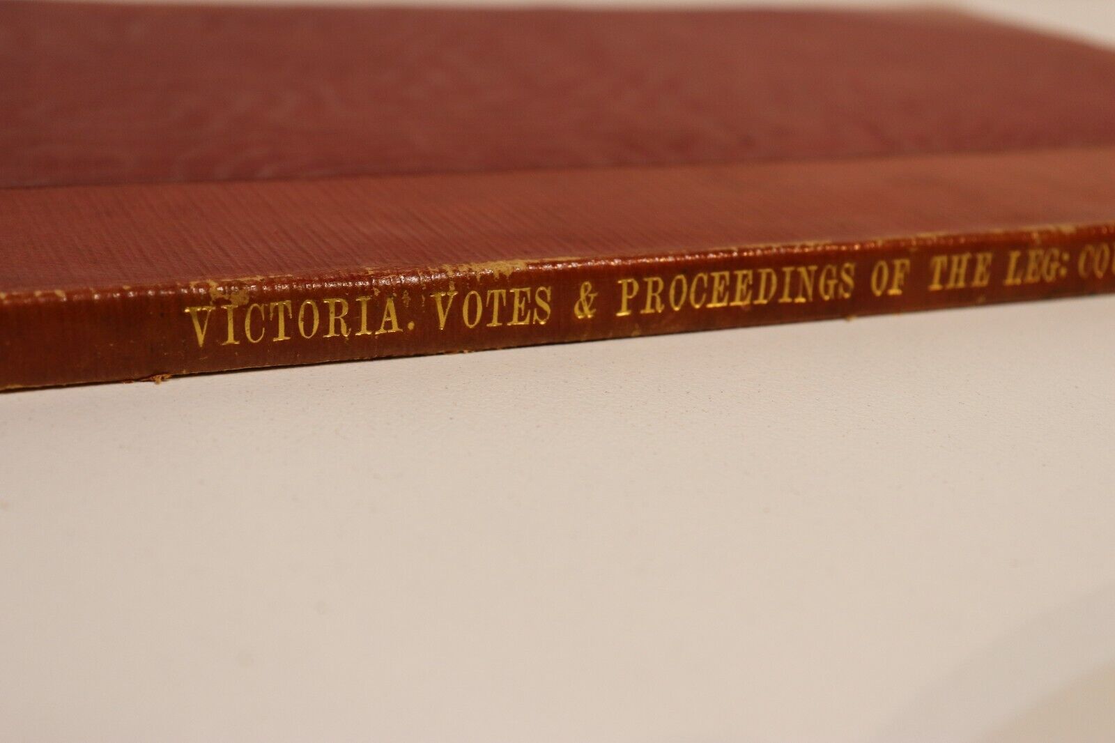 1867 Colony Of Victoria Votes & Proceedings Of Legislative Council Antique Book - 0