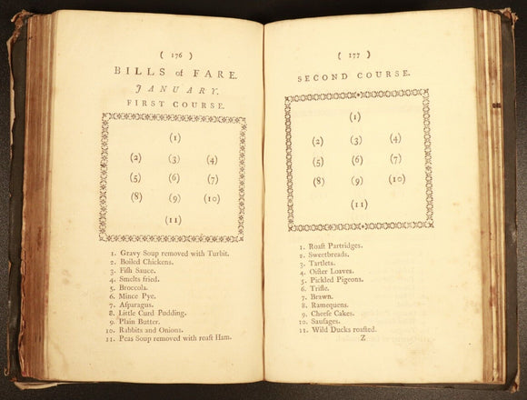 1777 Young Ladies Guide In Art Of Cookery Rare Antiquarian Cook Book + Recipes