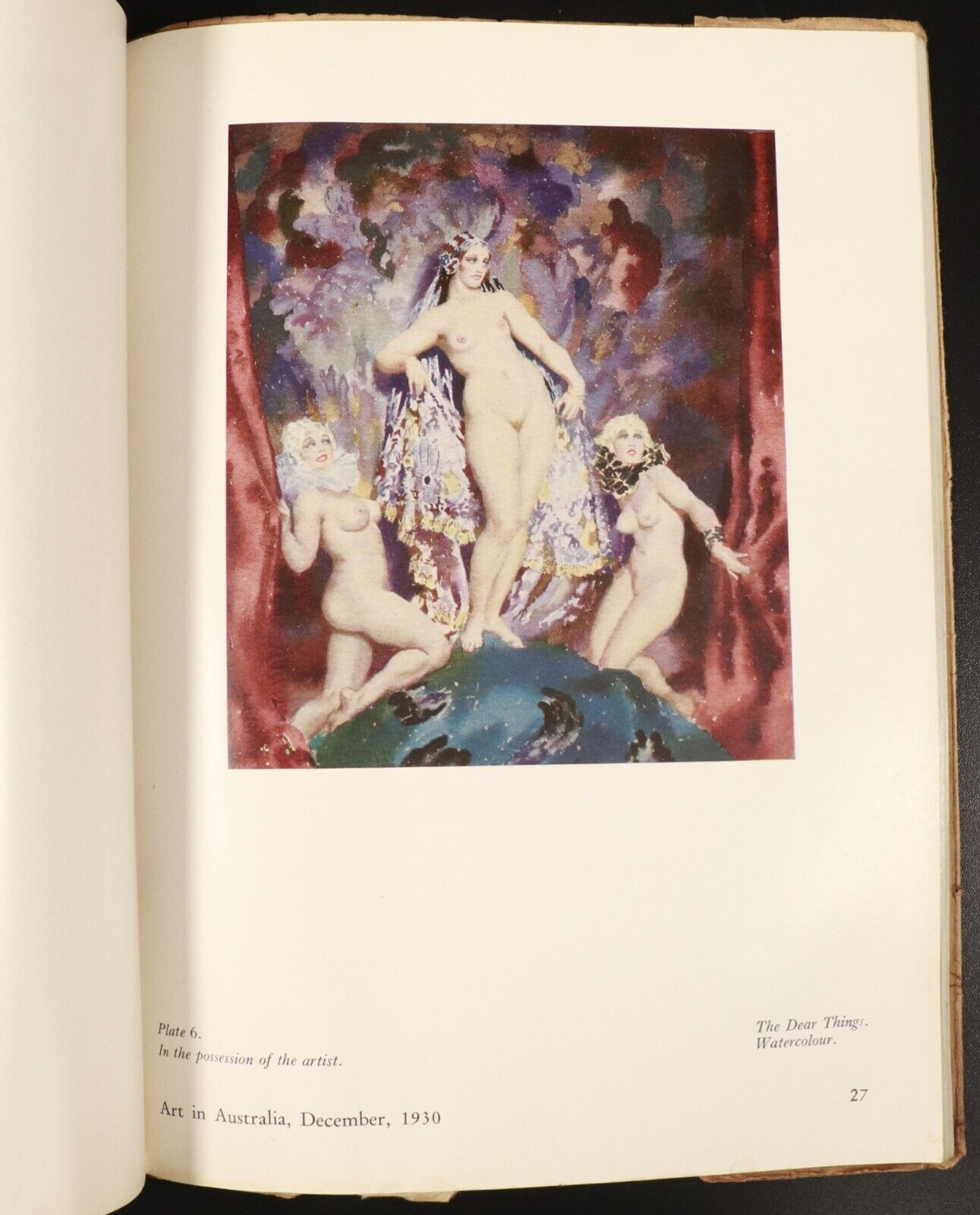 1930 Art In Australia Norman Lindsay December 1930 Antique Australian Art Book