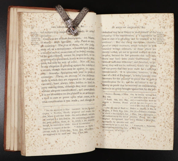 1797 2vol Summary Of Law Of Bills Of Exchange Antiquarian British History Books