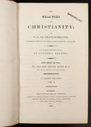 1813 3vol The Beauties Of Christianity Ex Parliament Of Victoria Antique Book-3