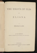 1871 The Essays Of Elia & Eliana by Charles Lamb Antiquarian Literature Book-3