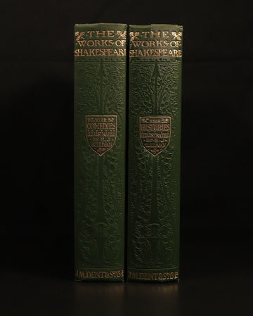 Shakespeare's Comedies, Histories & Poems 1950 Literature Books Illustrated - 0