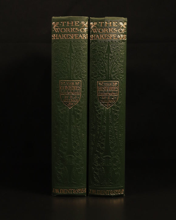 Shakespeare's Comedies, Histories & Poems 1950 Literature Books Illustrated