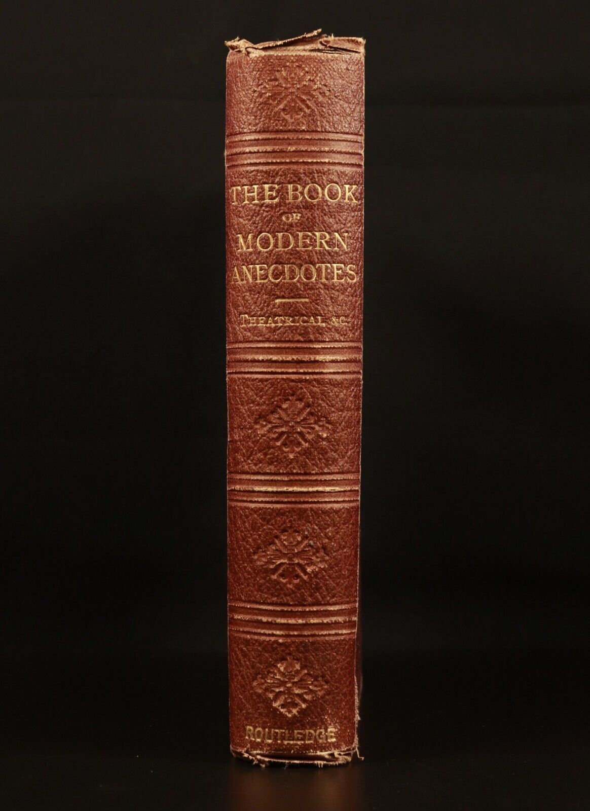 1873 Book Of Modern Anecdotes Antique Philosophy & Literature Book Routledge - 0