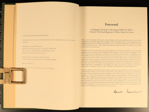 The Noble 24th by Norman Holme 1999 British Zulu War Military History Book 1st